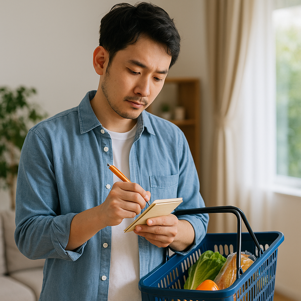 一人暮らしの買い物リストの作り方｜ムダ買いを減らしてラクになるシンプル管理術