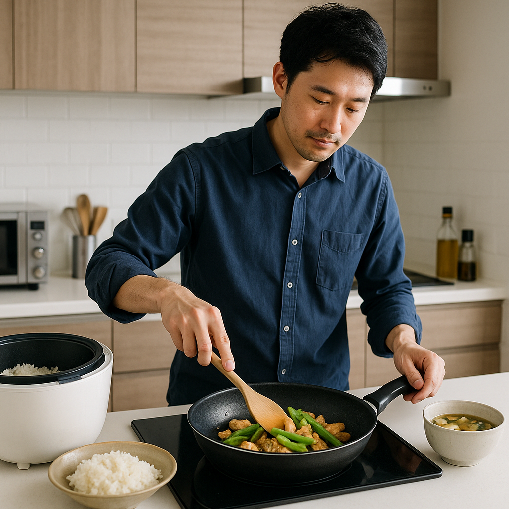 作り置きなしでも続く 平日ごはんの段取り術|忙しい一人暮らしをラクにする準備と時短のコツ
