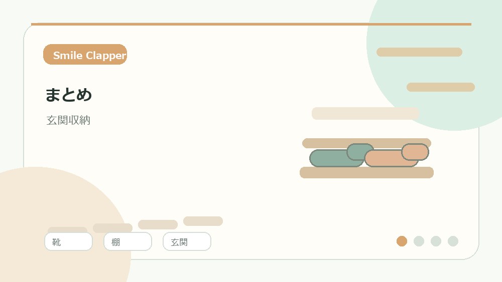 まとめ｜よく履く靴が戻る余白を優先する を説明するイラスト